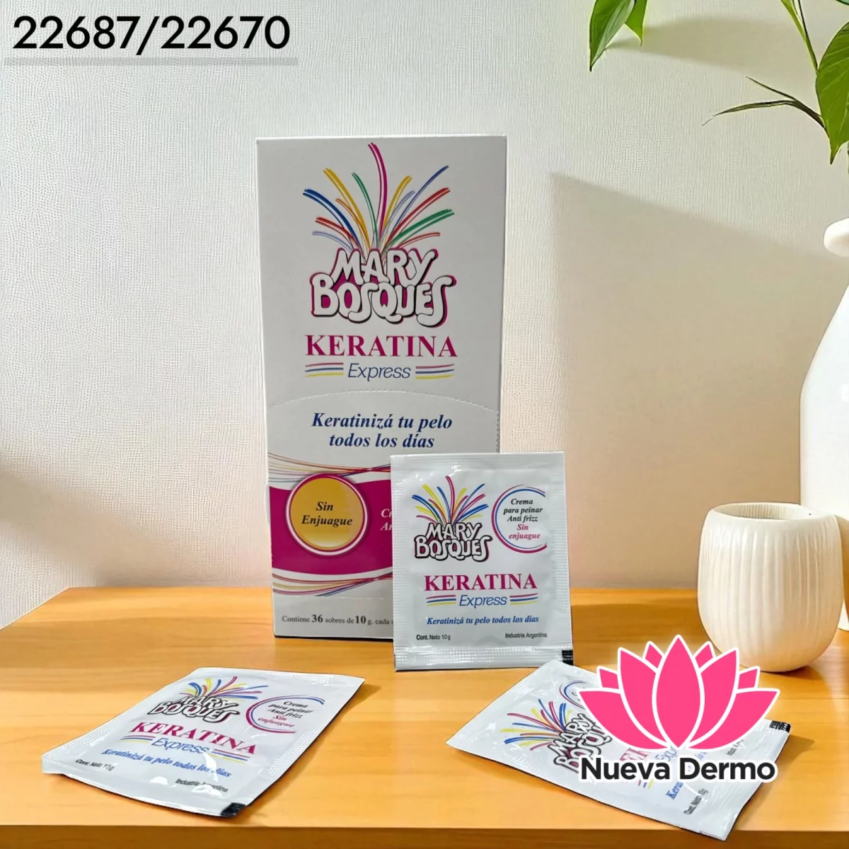 Keratina Express – Sobre 10 g MARY BOSQUES 22687/22670