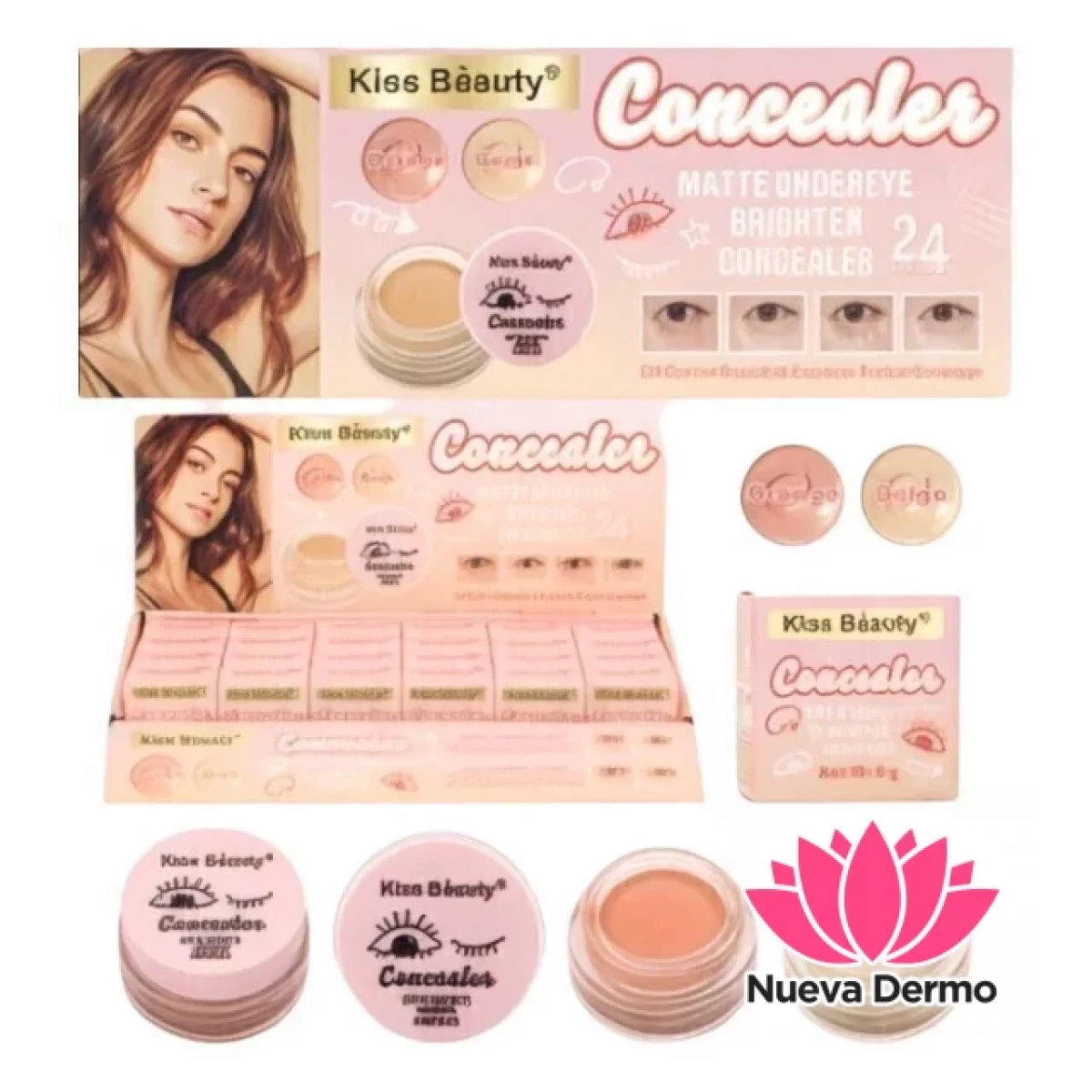 KISS BEAUTY CONCEALER MATTE UNDEREYE MG-465 23149-03 6903072442621