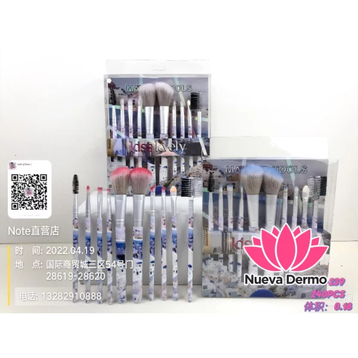 Kit Brochas De Maquillaje KissLovely WH-SMY01