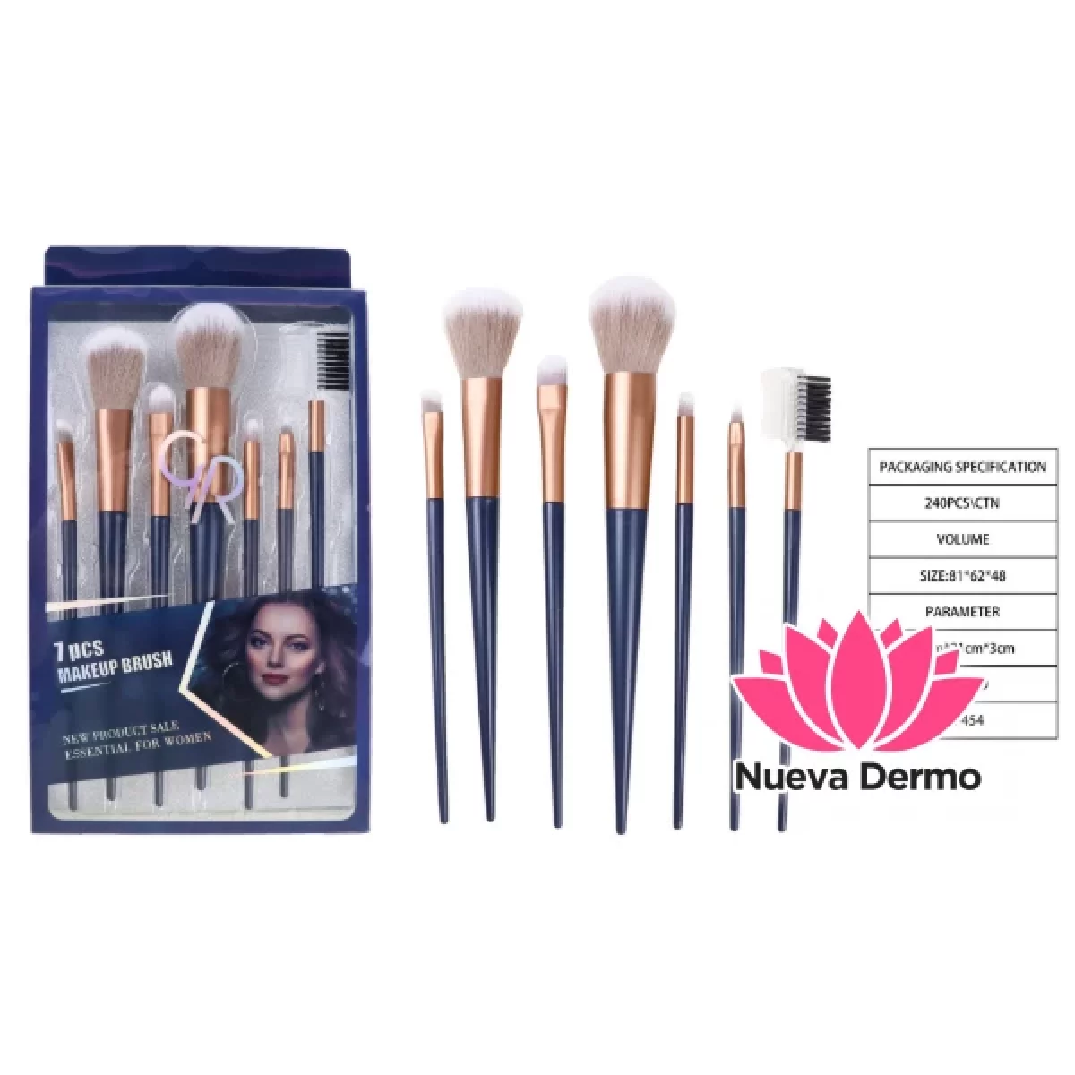Kit de Brochas GR 7pcs WH-SMY02