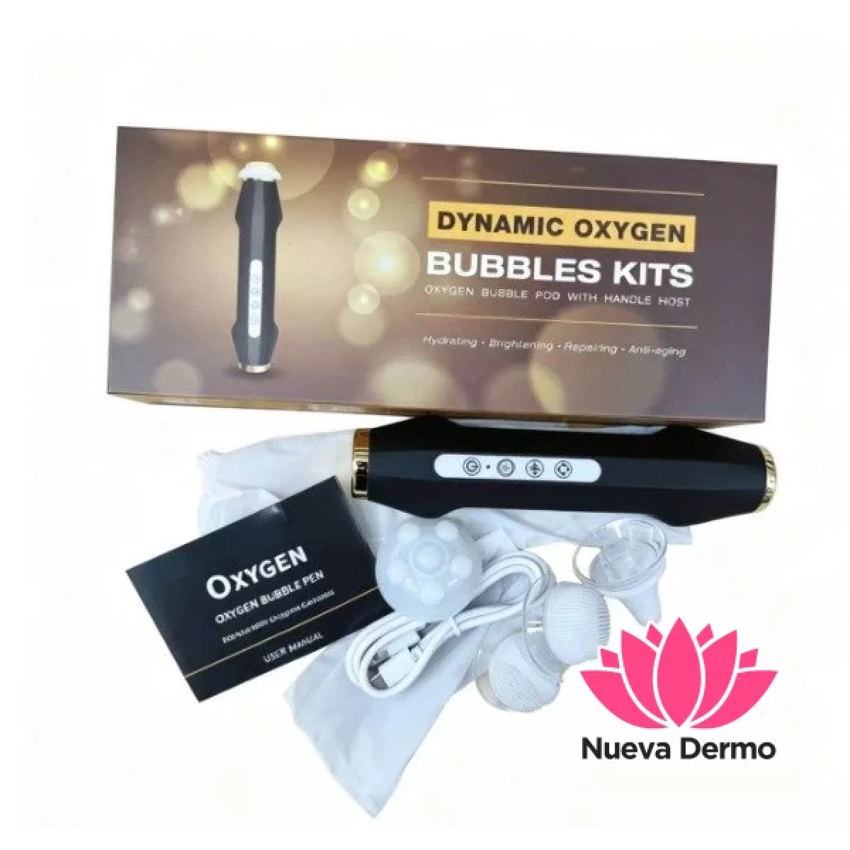 Kit de Burbujas de Oxígeno Dinámico para el Cuidado Facial GZY01