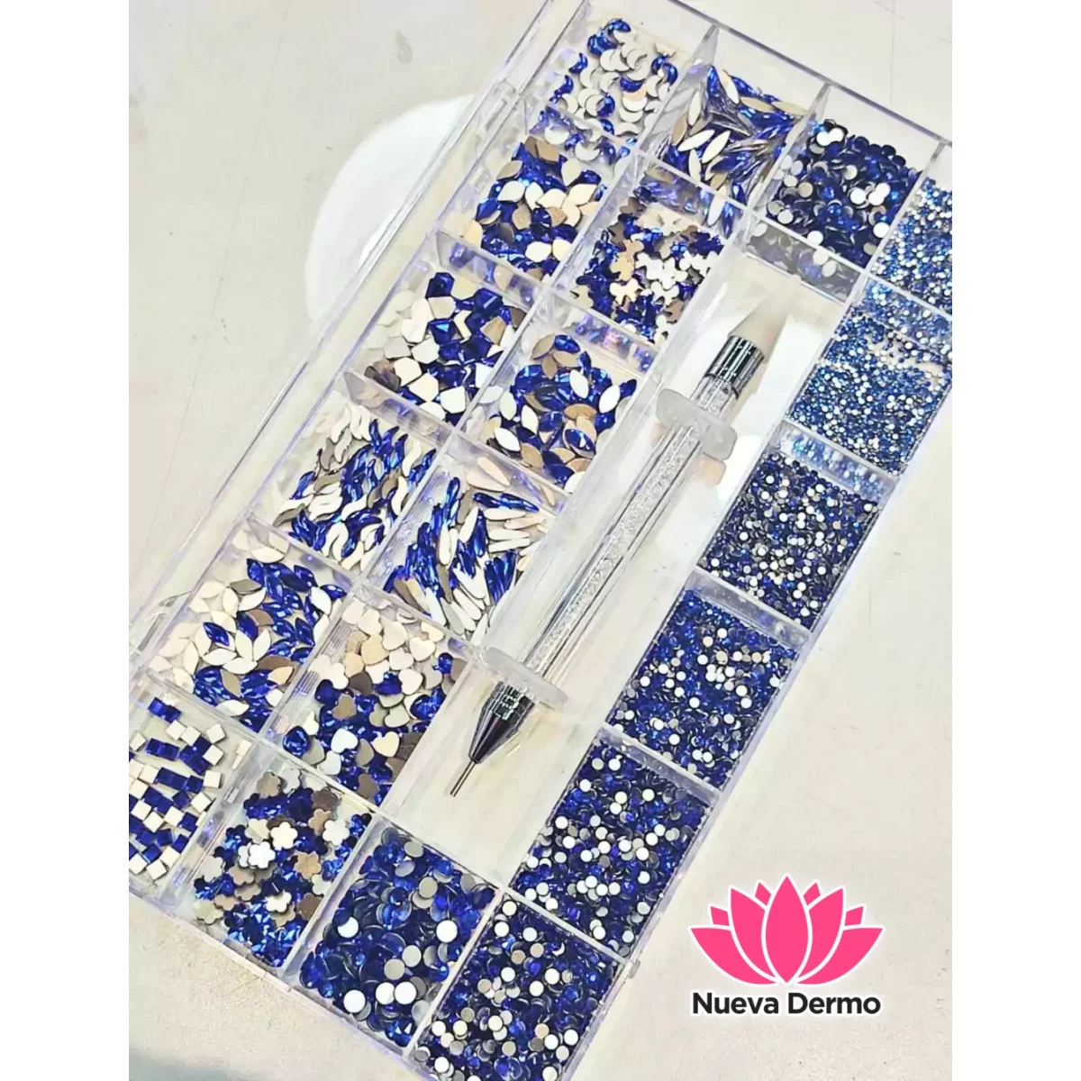 kit de cristales en caja Strass Lashes mix