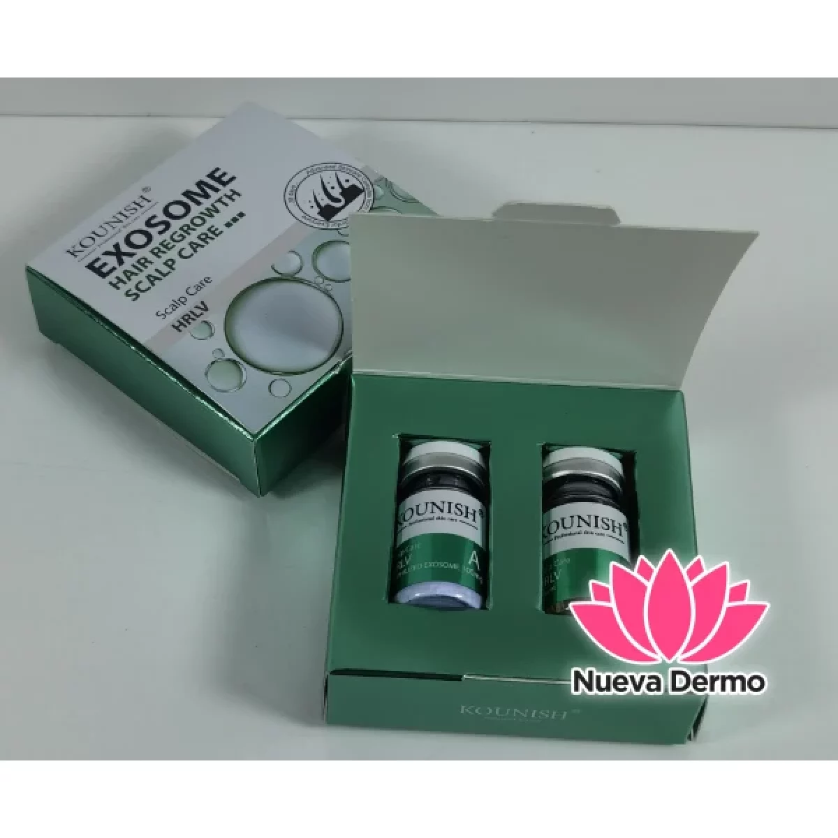 Kit de Cuidado Cabelludo y Crecimiento Capilar con Exosomas KOUNISH NK-05