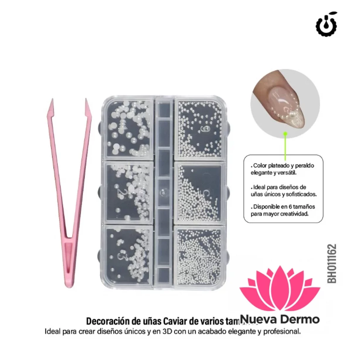 Kit de Decoracion de uñas +pinza BH011162