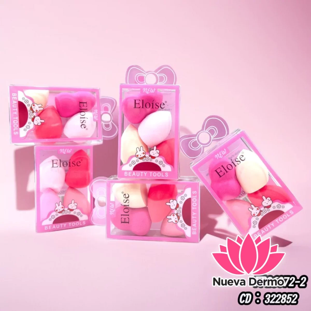 KIT DE ESPONJAS PARA MAQUILLAJE