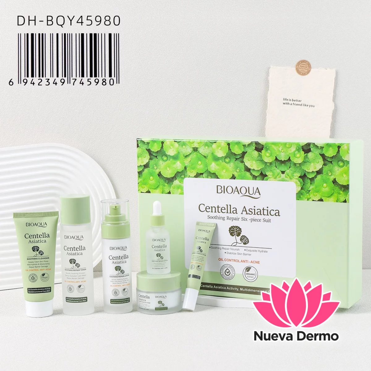 Kit de Facial Centella Asiatica Bioaoua Dh-B0Y45980