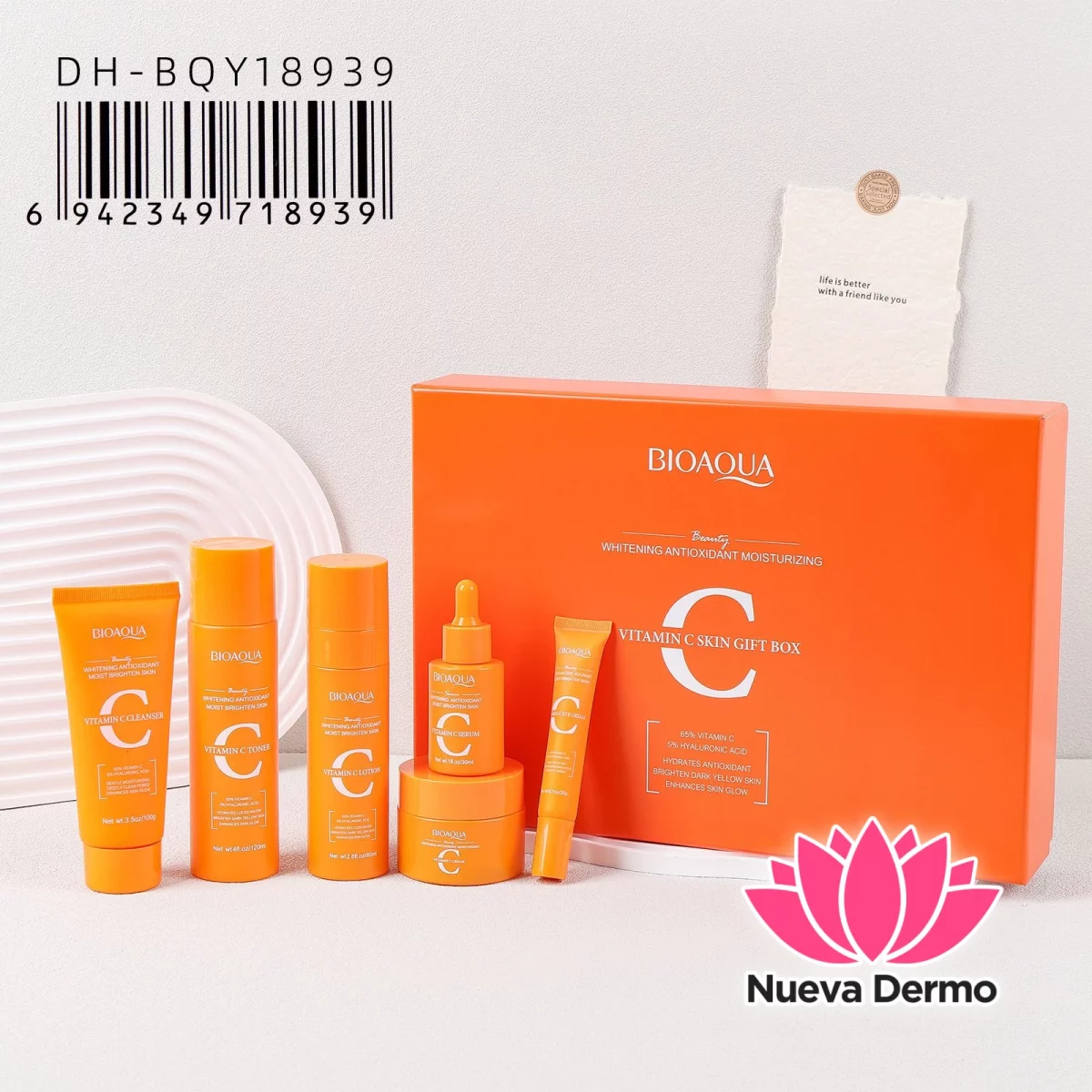 Kit de Facial Vitamincskingiftbox Bioaoua Dh-B0Y18939