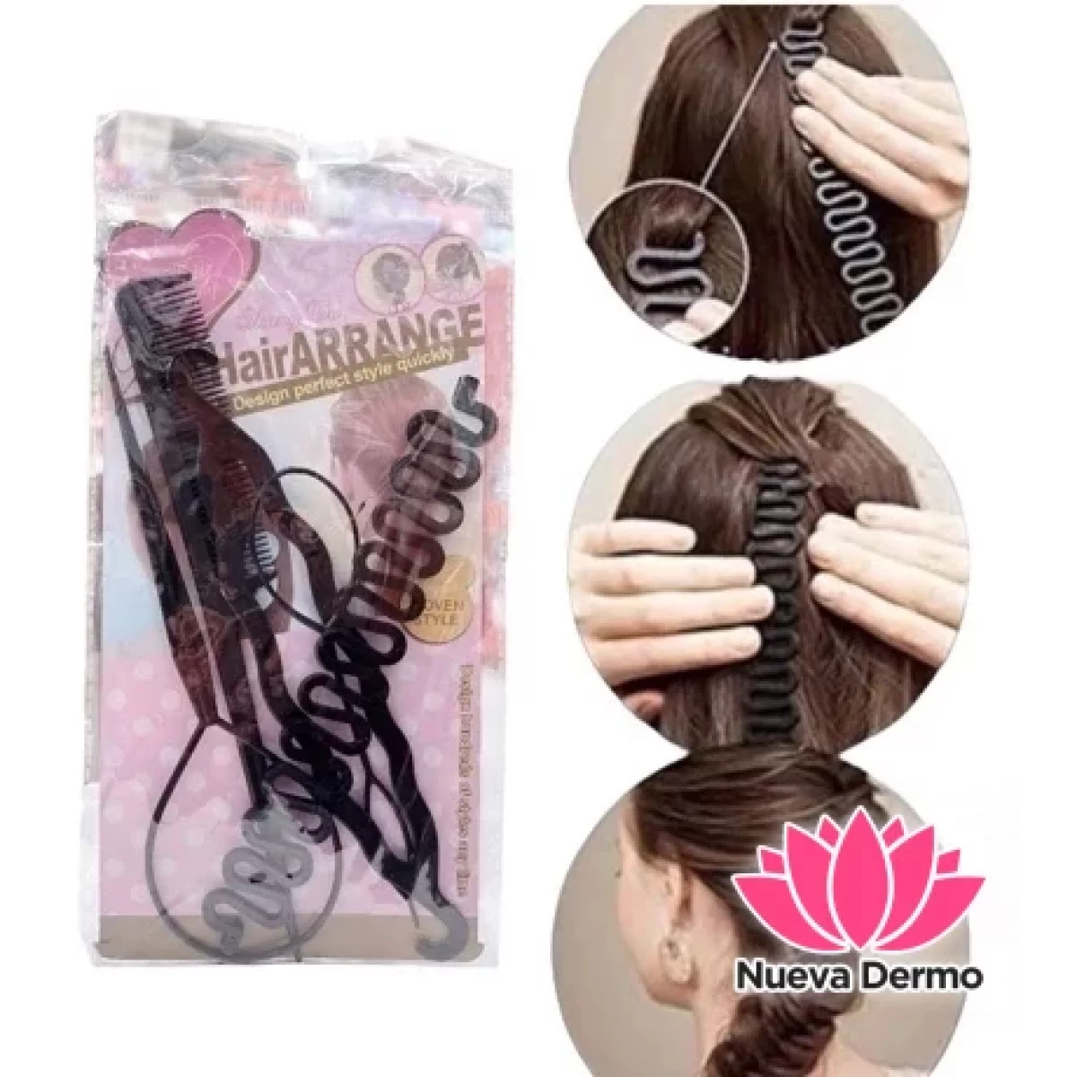 KIT DE PEINE PARA TRENZAR