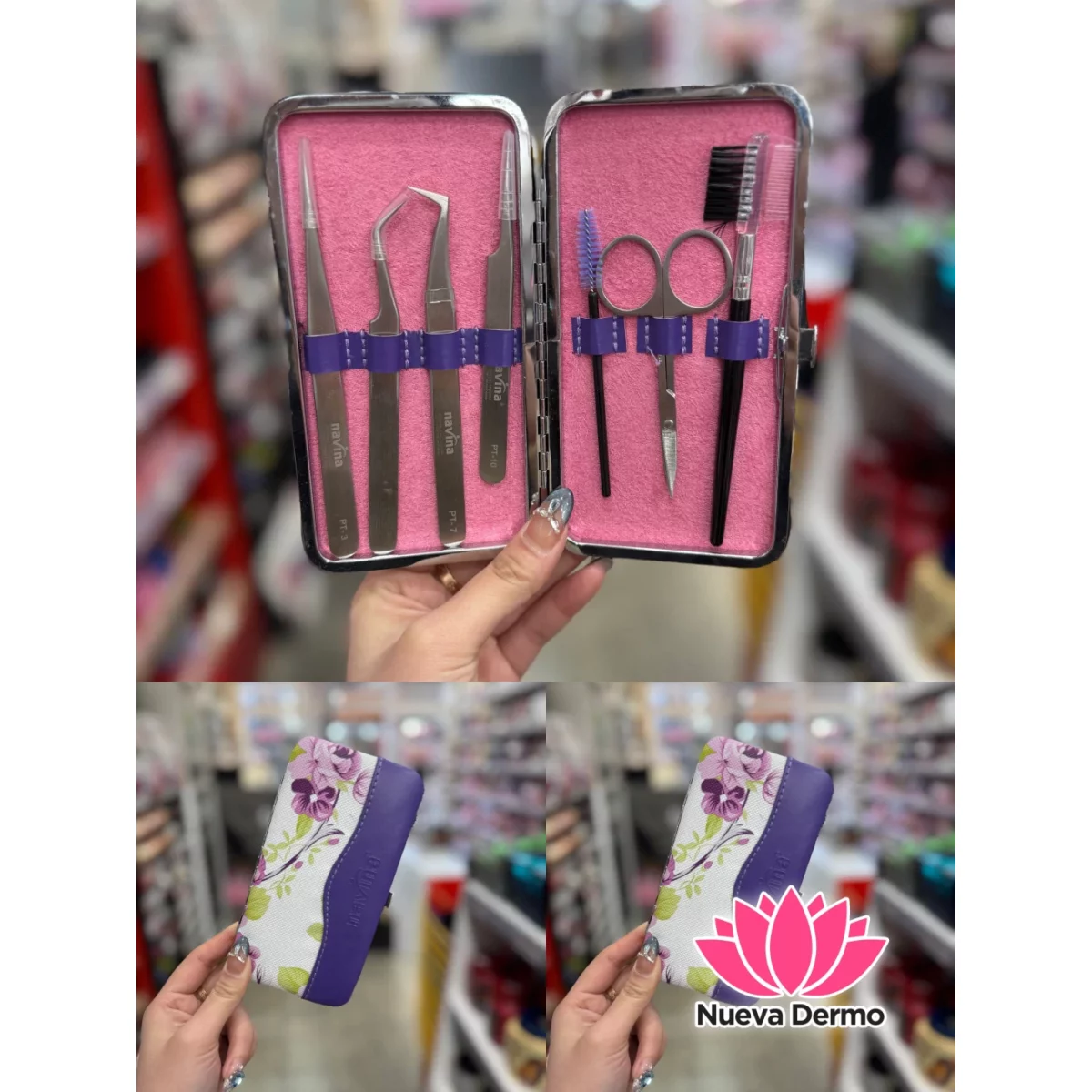 Kit de Pinzas para Pestaña Navina