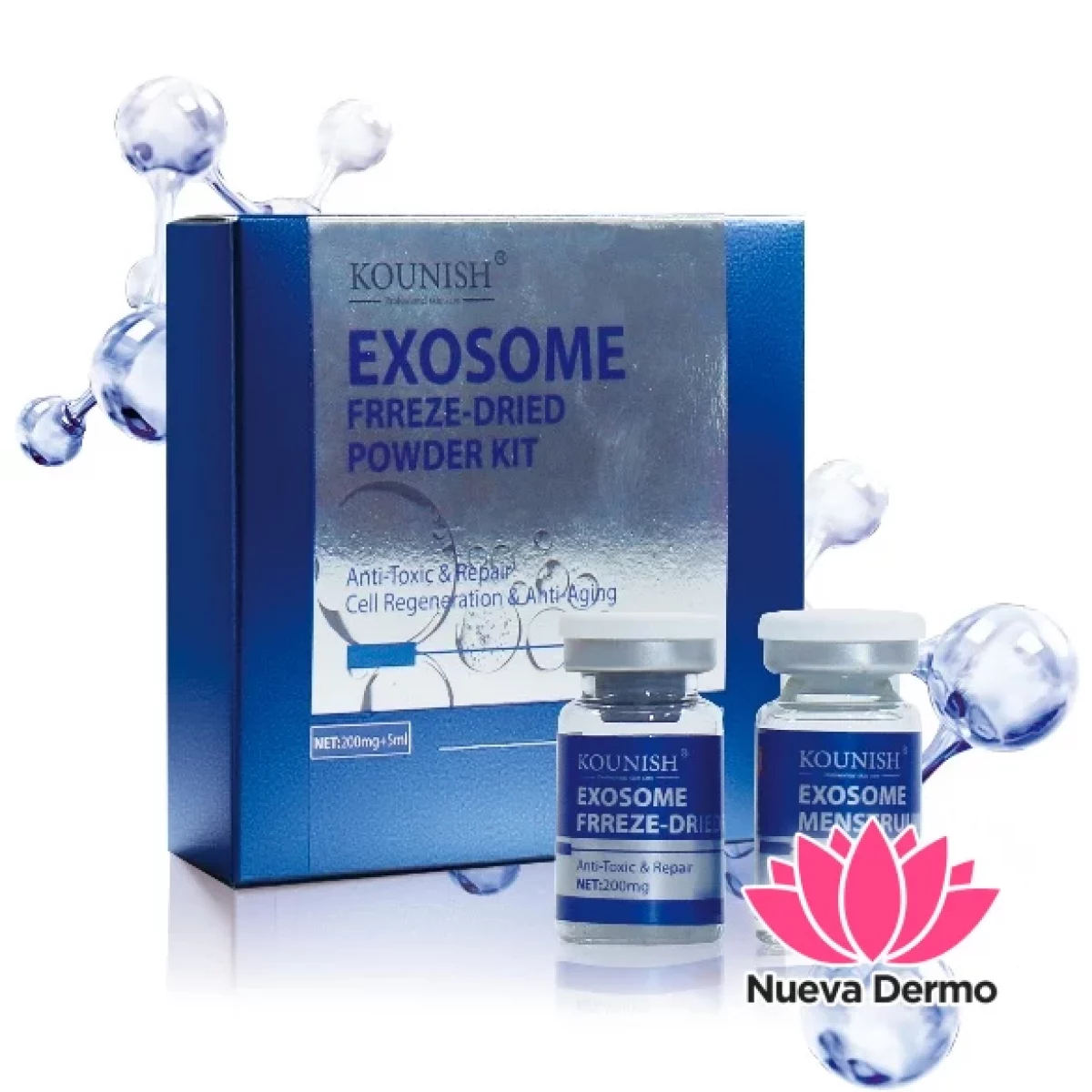 Kit de Polvo Liofilizado de Exosomas KOUNISH NK-06