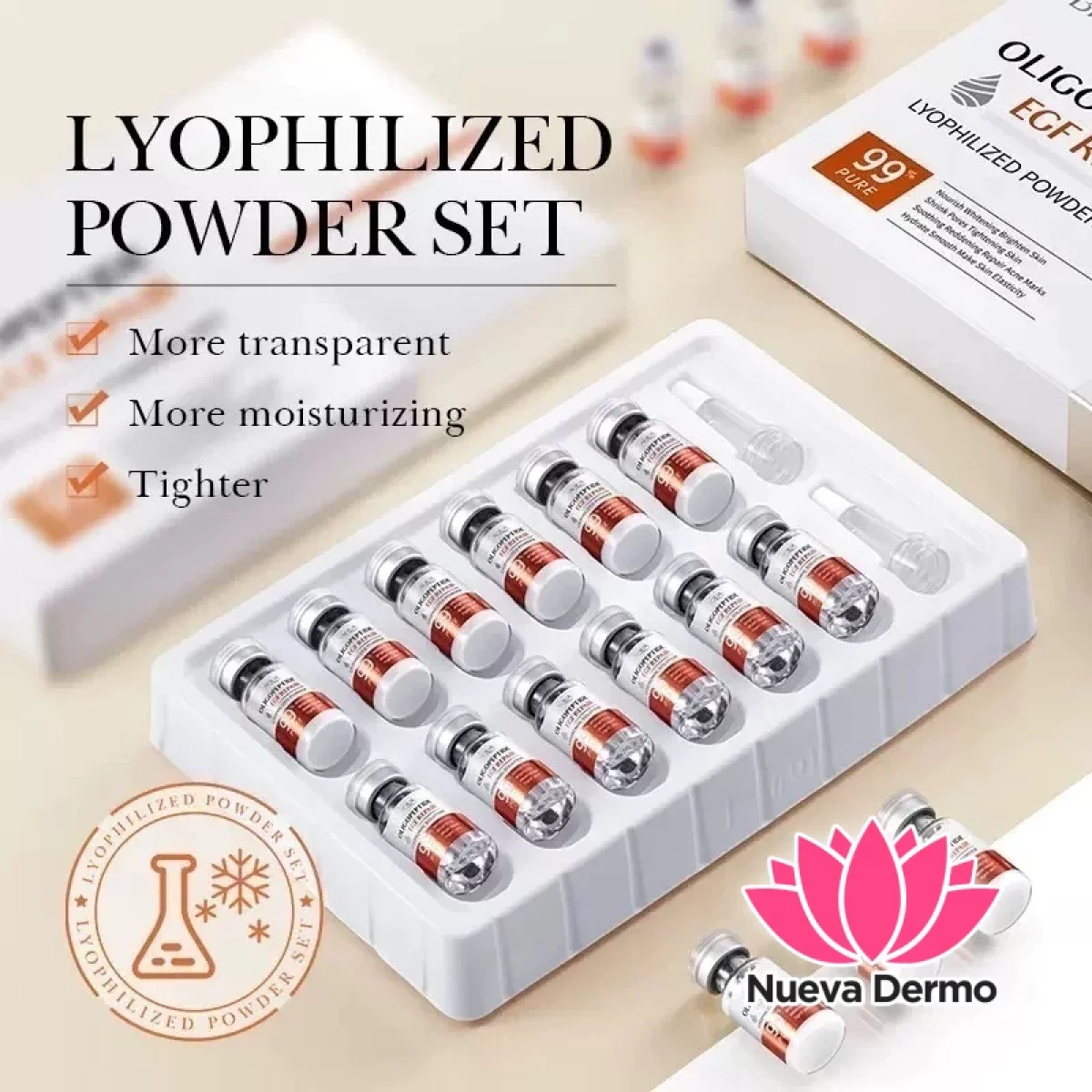 Kit De Polvo Liofilizado De Olivopeptido y ECF Repair Bioaqua