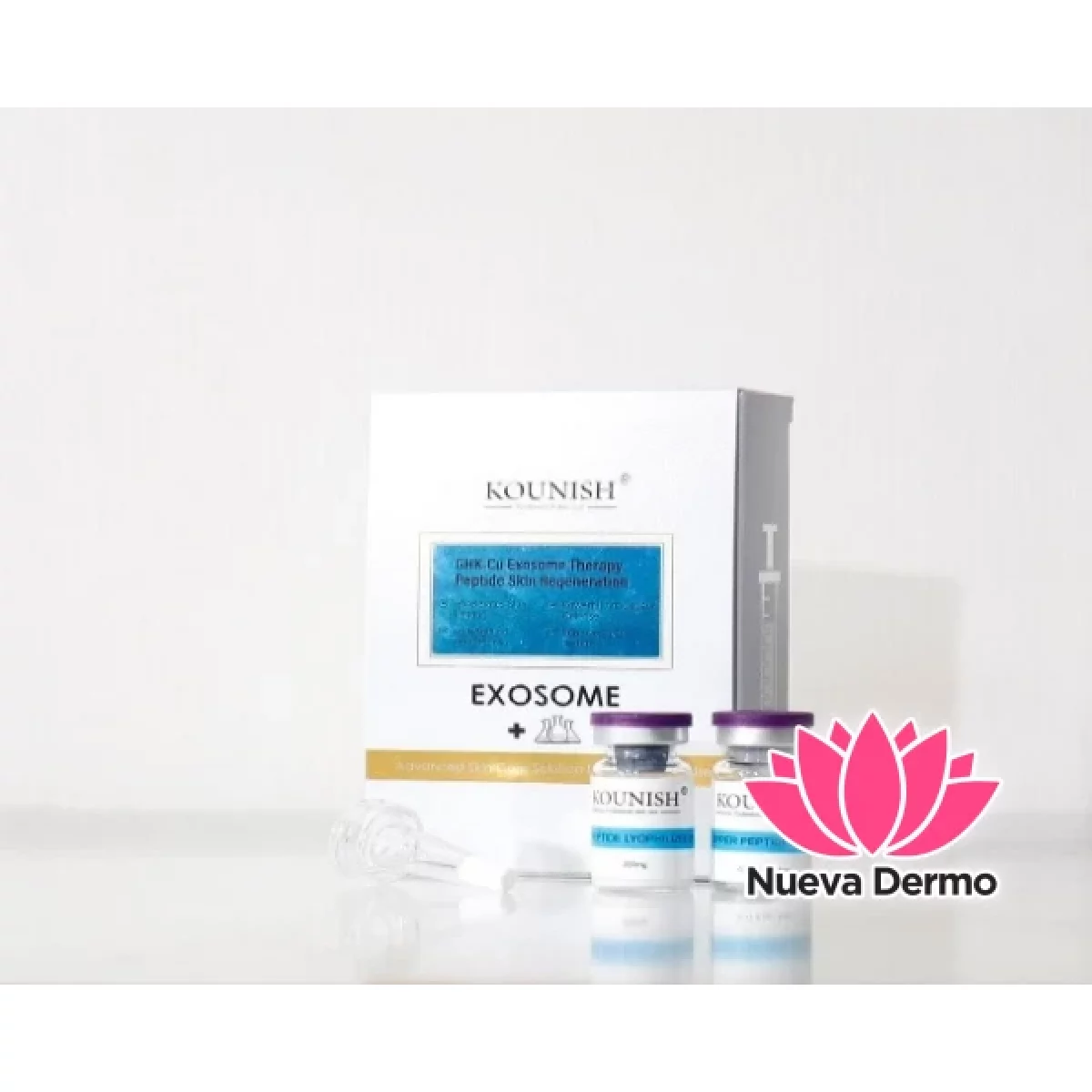 Kit de Regeneración Cutánea con Péptidos y Exosomas GHK-Cu KOUNISH NK-04-1