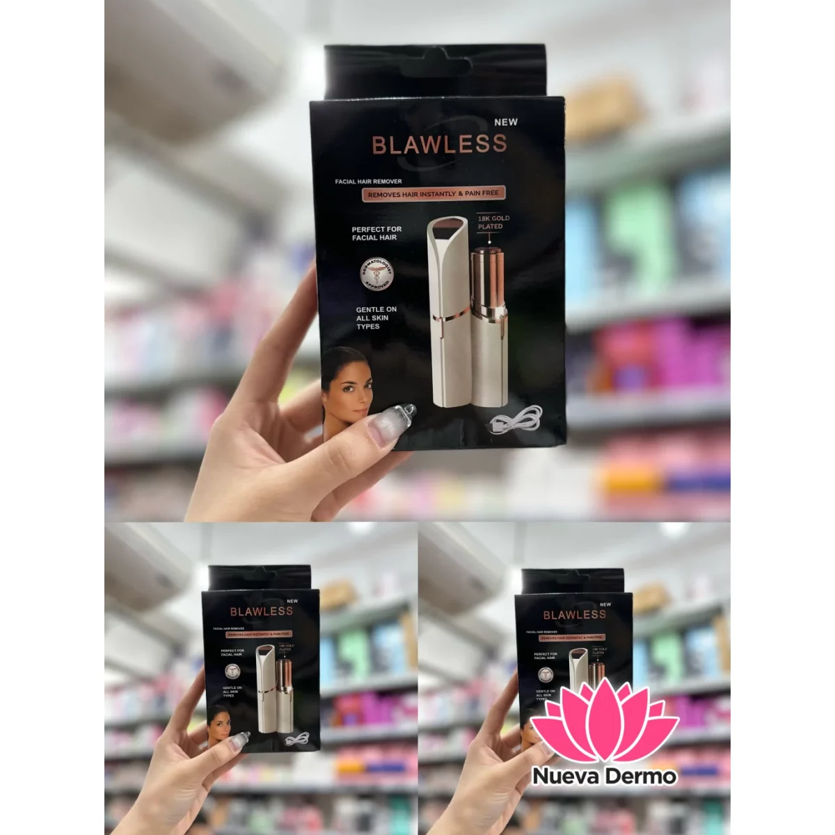 KIT DEPILADOR DE FACIAL
