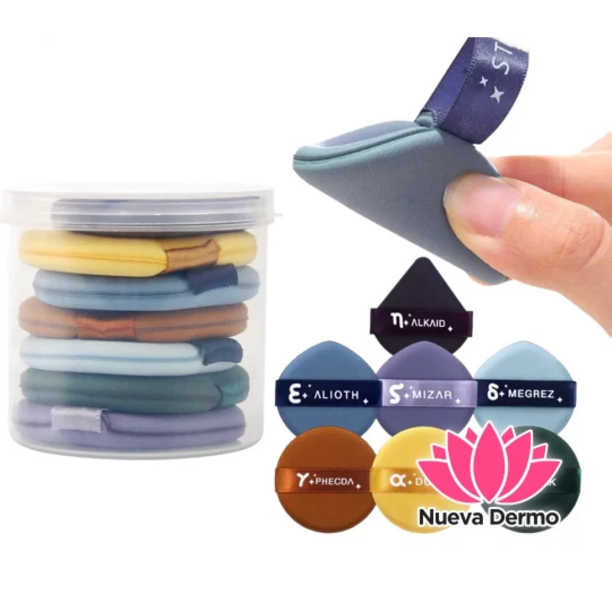 KIT ESPONJAS DE MAQUILLAJE