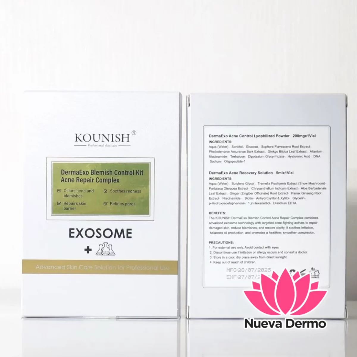 Kit Exosomas Anti-acne Reparación y Control de Imperfecciones #jun-mm04