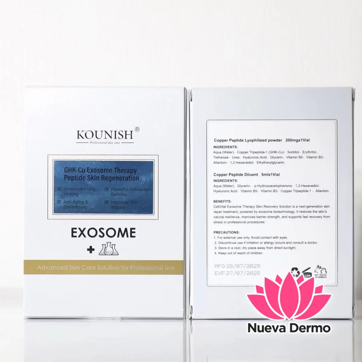 Kit Exosomas Anti-age Regeneradores con péptido de cobre (GHK-Cu) #jun-mm04