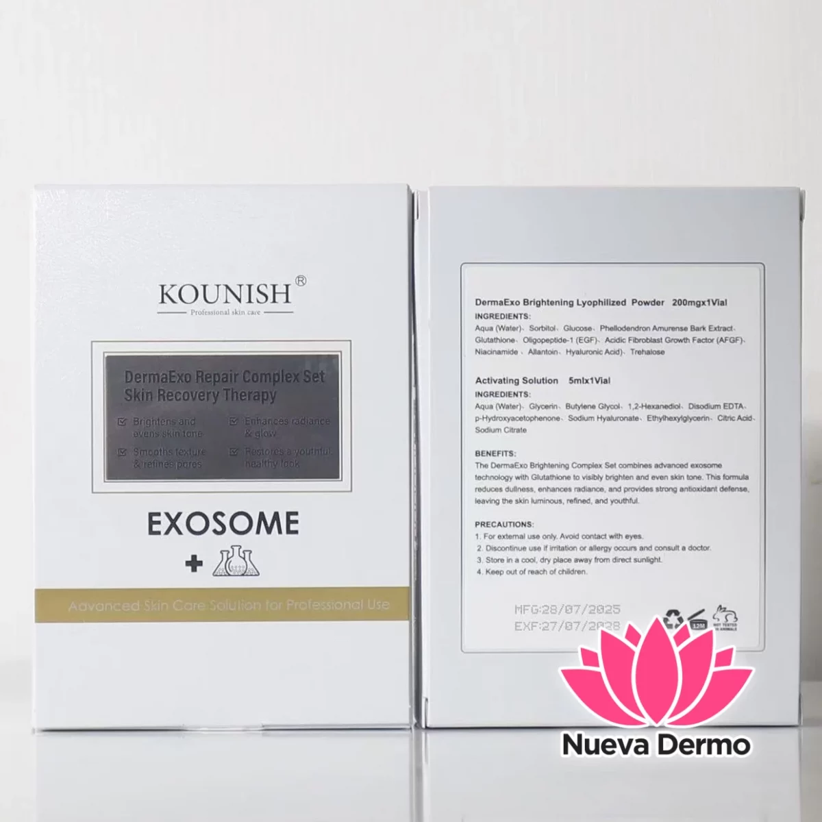 Kit Exosomas Iluminador Quita manchas #jun-mm04