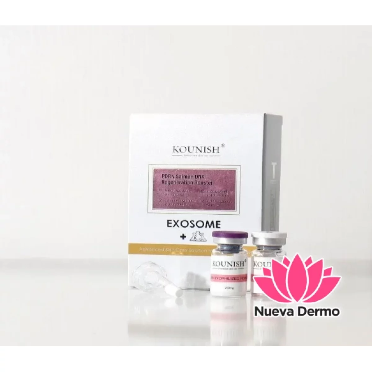 Kit Impulsador de Regeneración ADN de Salmón PDRN + Exosomas KOUNISH NK-04-2