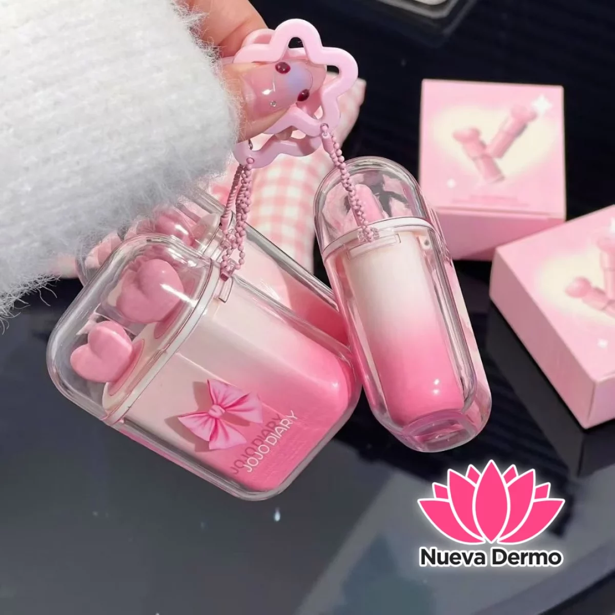 Kit labiales gloss+matte auricular Jojo Diary JJ202