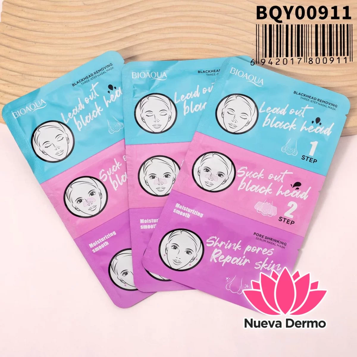 Kit Limpieza de Nariz 3 Pasos Bioaqua BQY00911/800911 Bioaqua