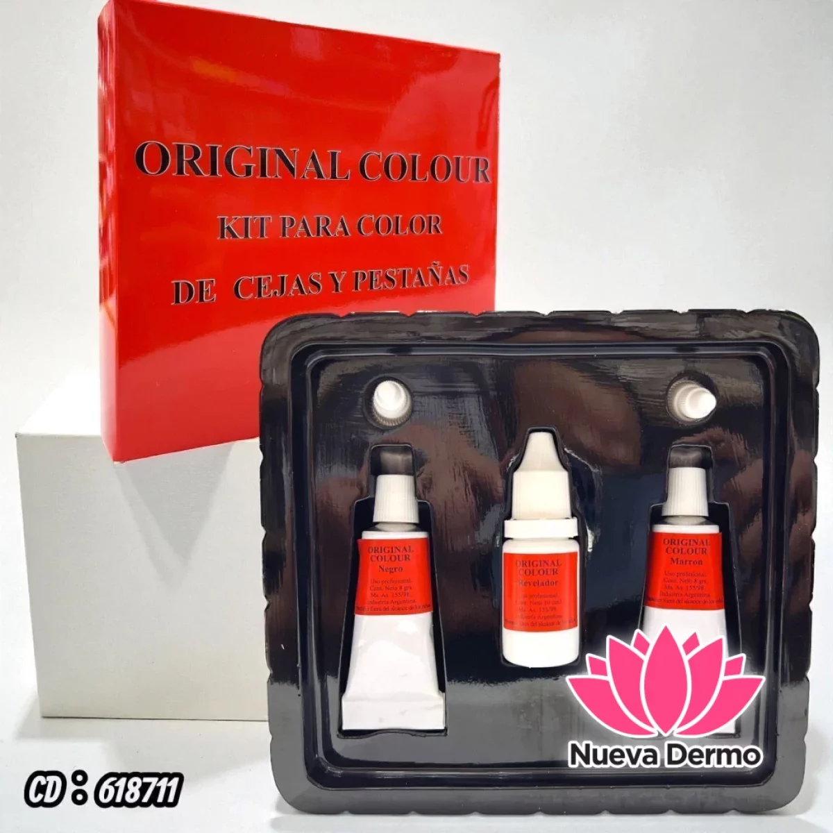 KIT PARA COLOR DE CEJAS Y PESTAÑAS CD: 618711