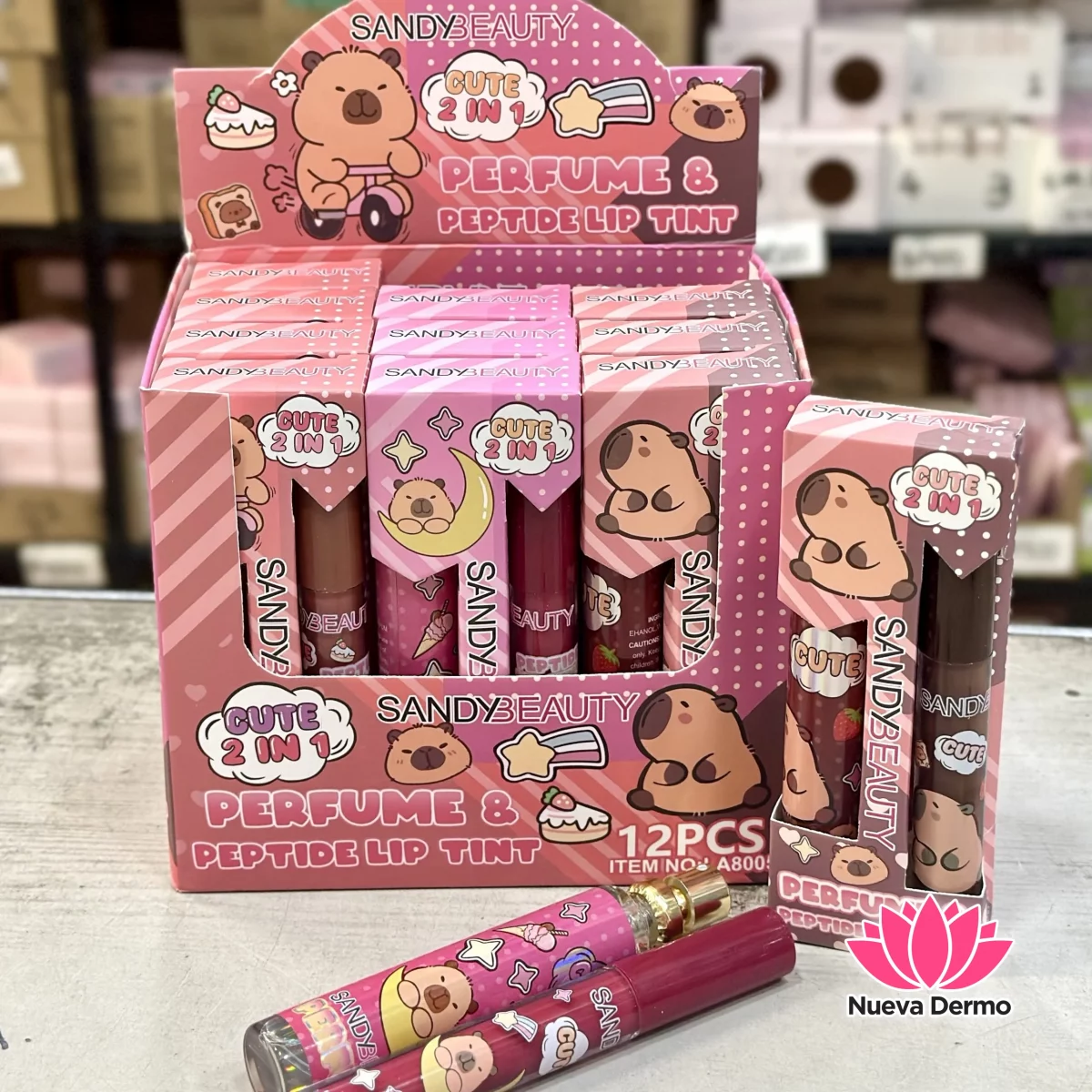 Kit perfume+gloss Capybara Sandybeauty #LA8005