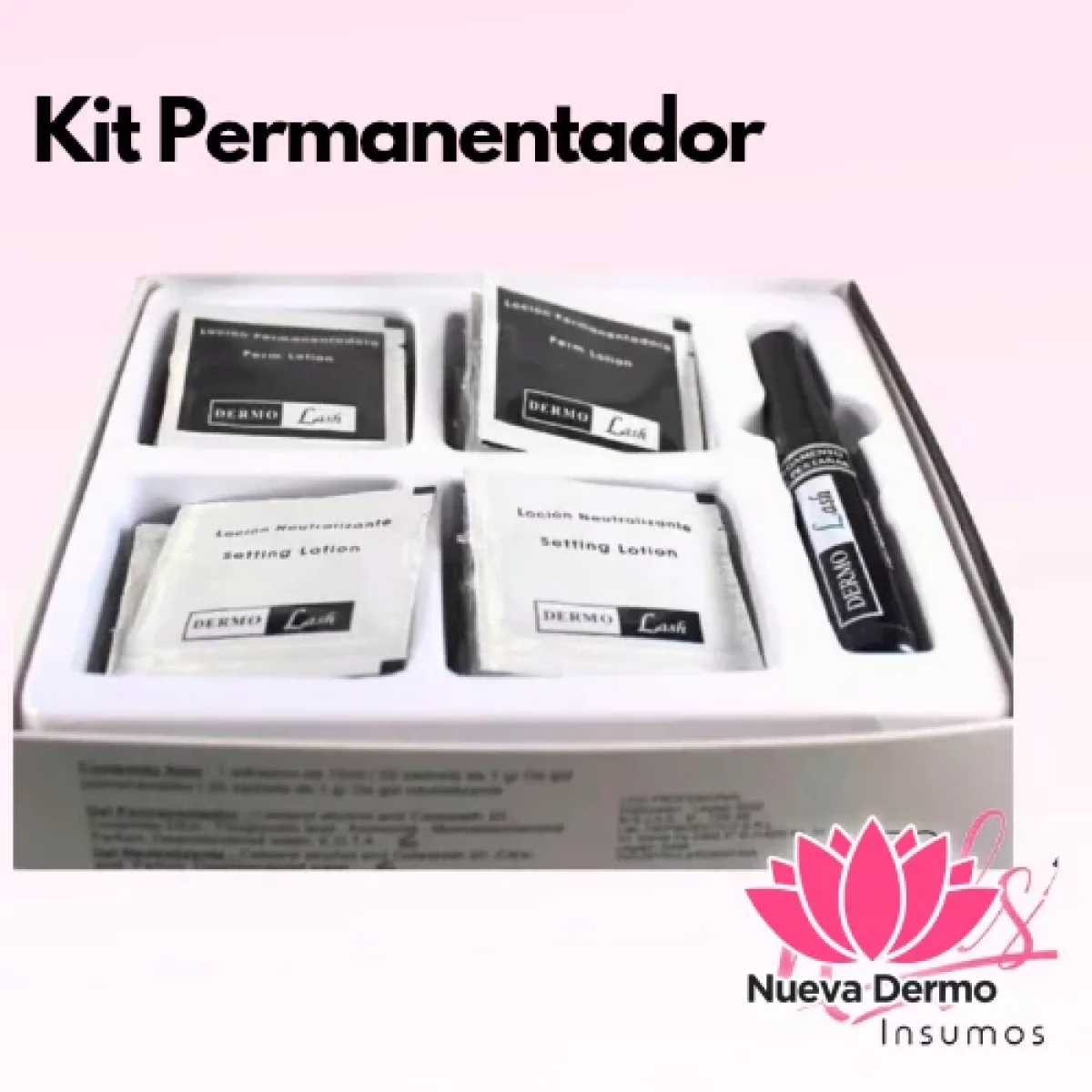 Kit Permanente - Dermolash