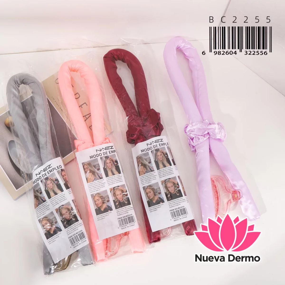 KIT Rizadores De Pelo Sin Calor NAEZ BC2255/22556