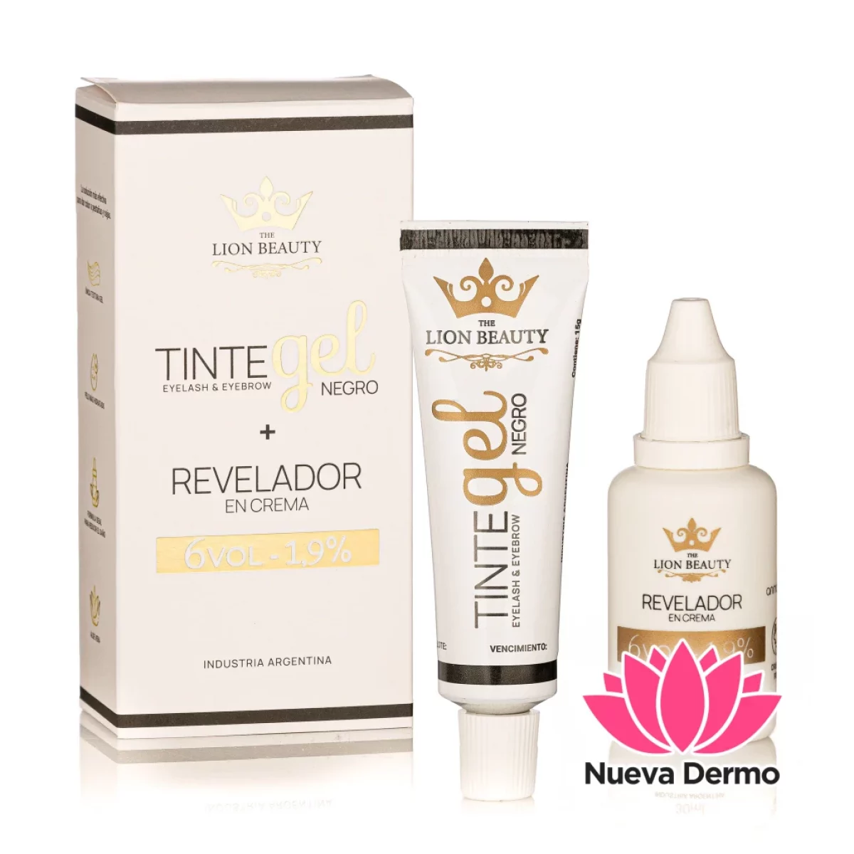 Kit Tinte Gel Negro The Lion Beauty