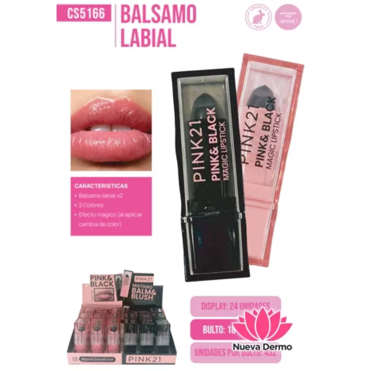 LABIAL BALSAMO PINK21 CD: CS5166