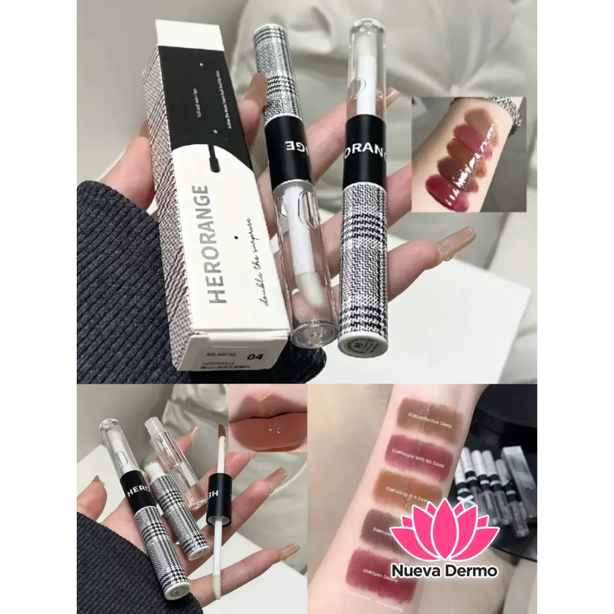 LABIAL DE LÍQUIDO DOBLE HERORANGE