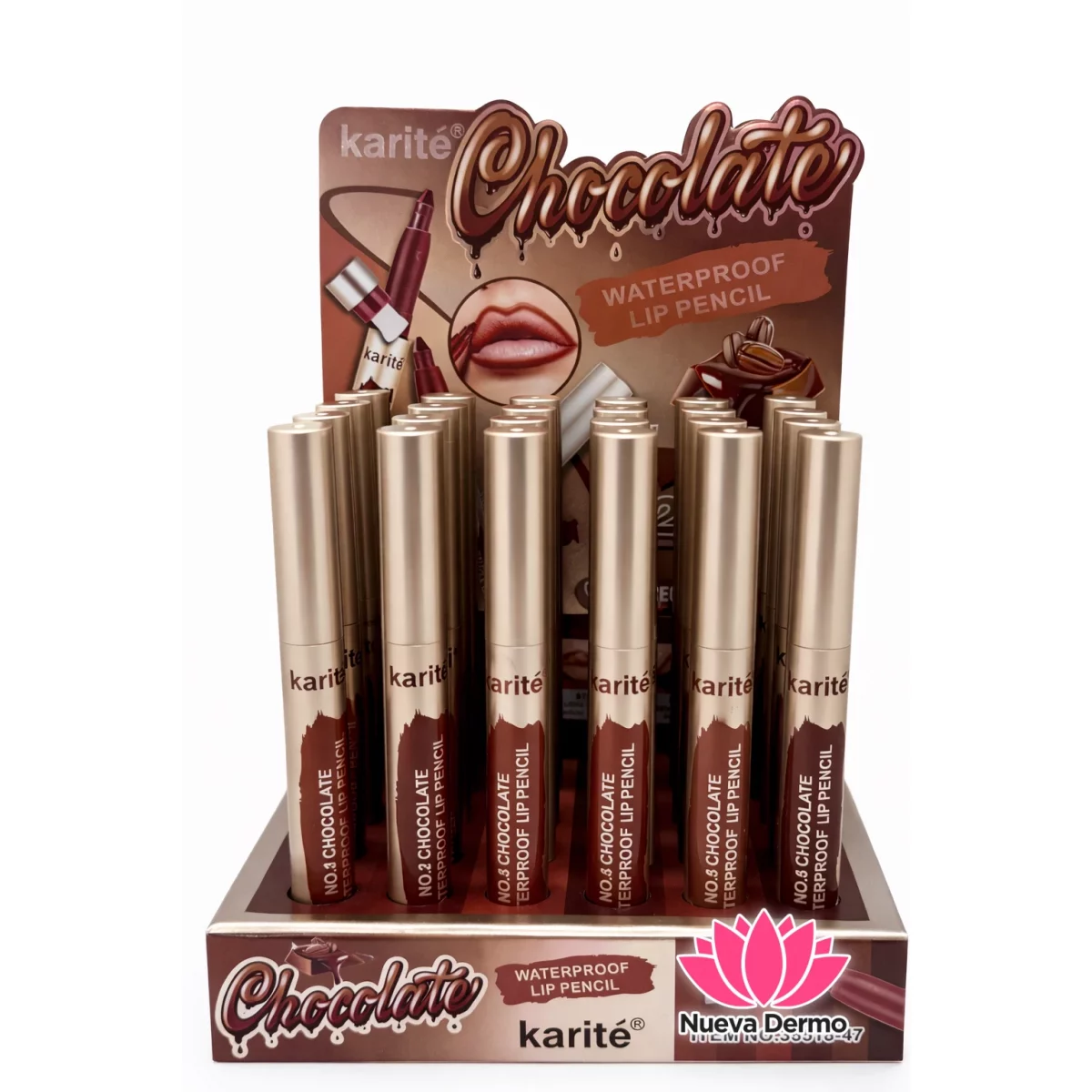 Labial delineador de labios chocolate Ka...