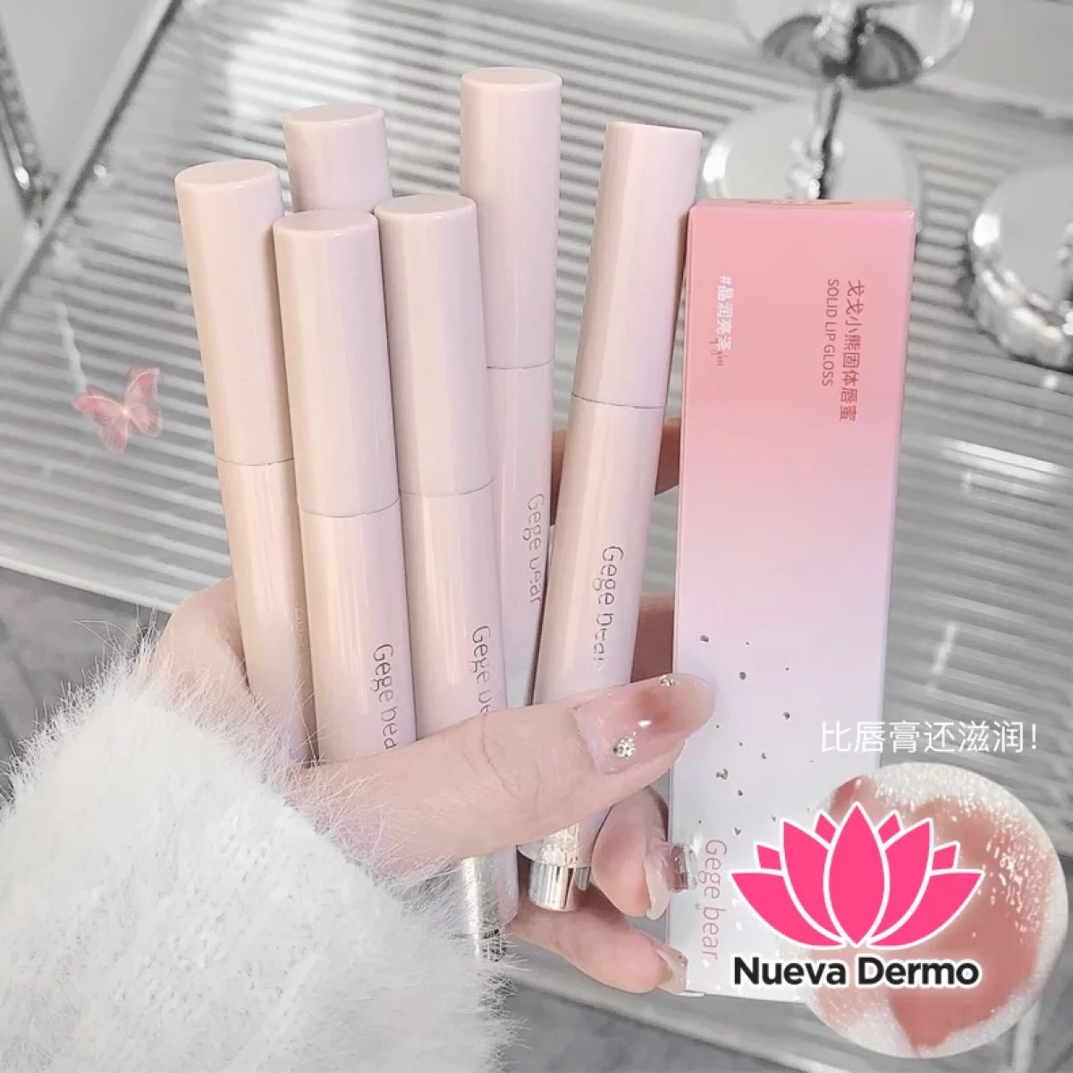 Labial gloss solido Gegebear #GX1120