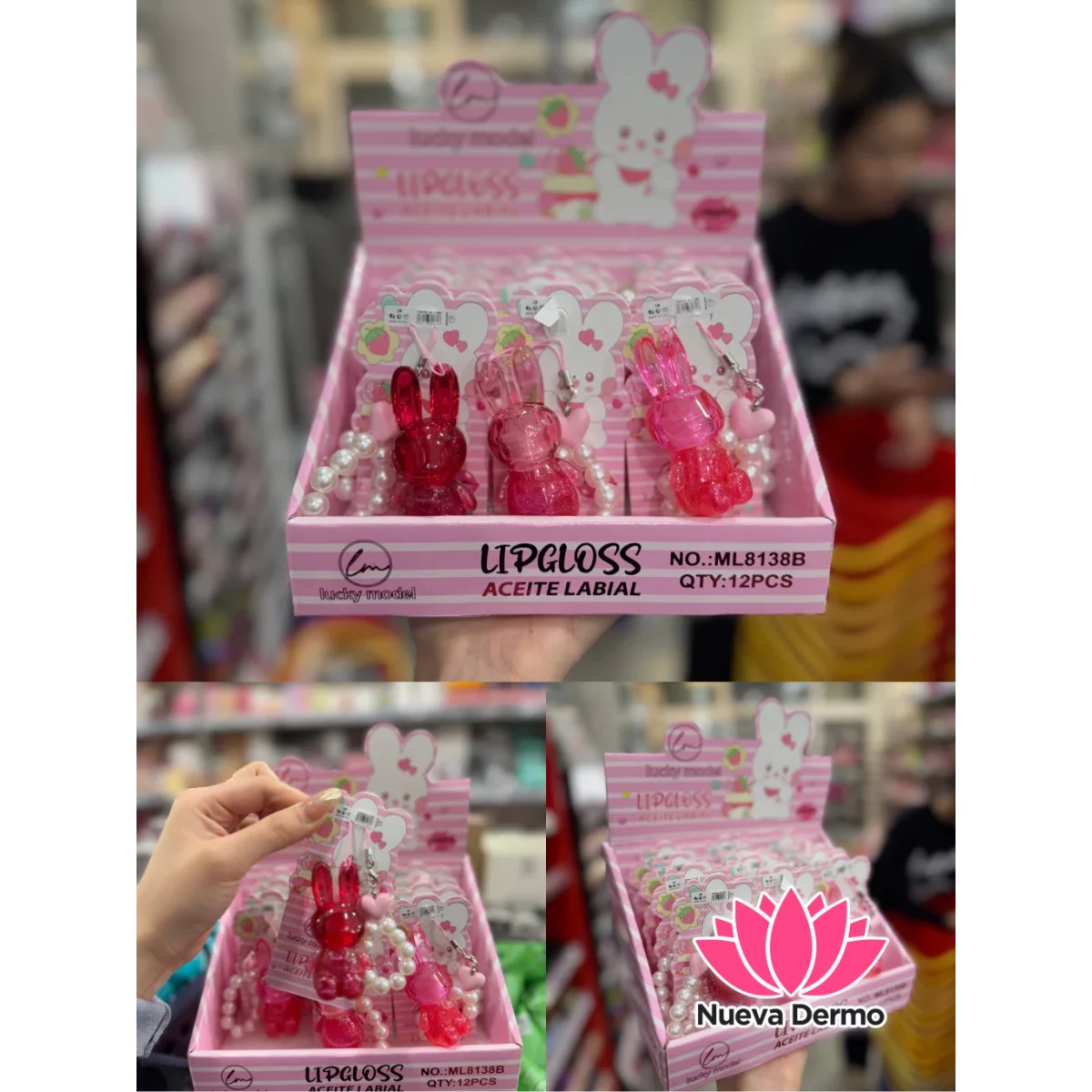 LABIAL LIP GLOSS CON LLAVERO