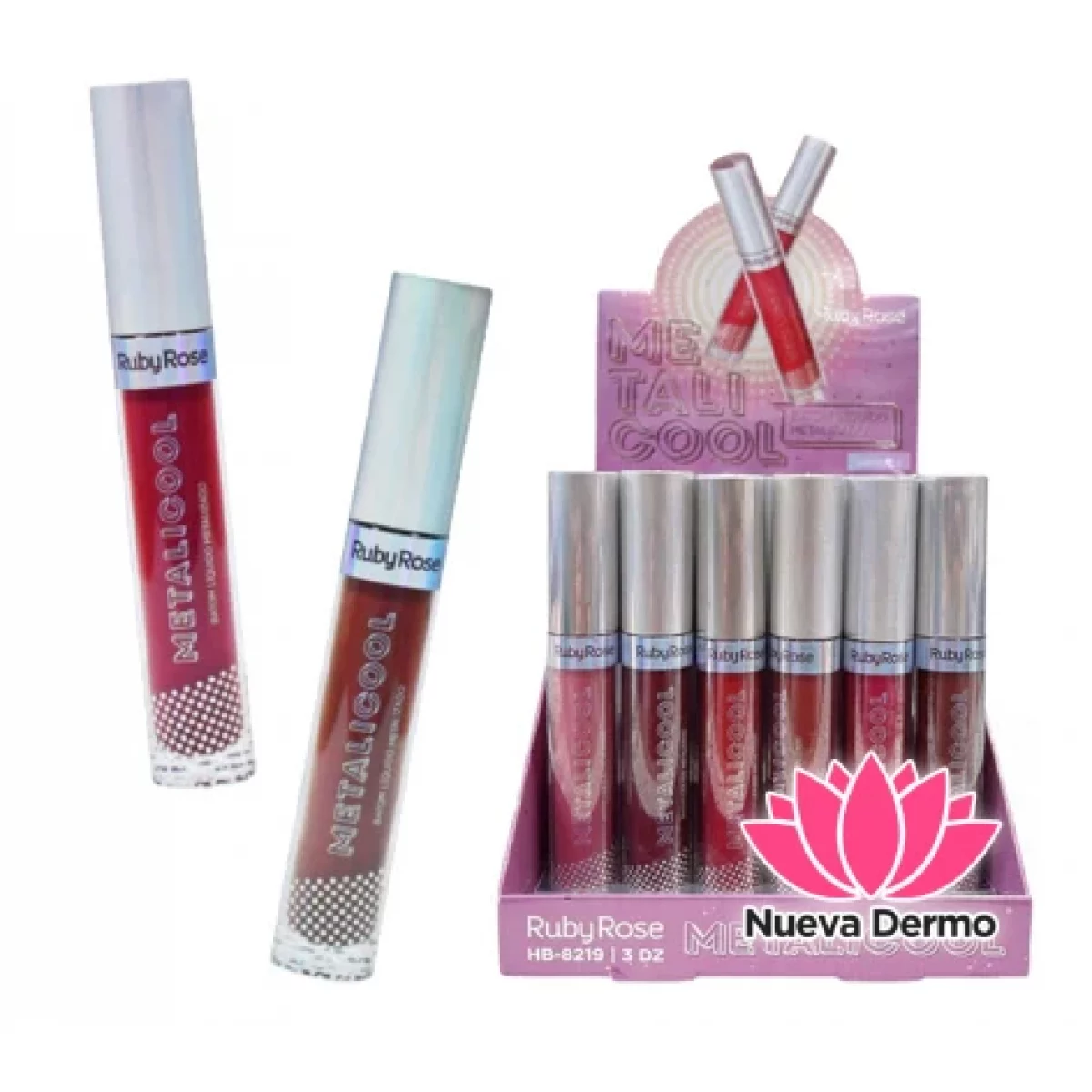LABIAL LIQUIDO METALIZADO RUBY ROSE CD: HB-8219