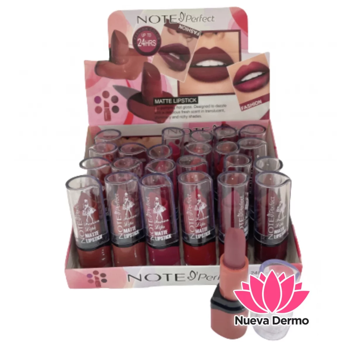 LABIAL MATTE EN BARRA 24 HRS