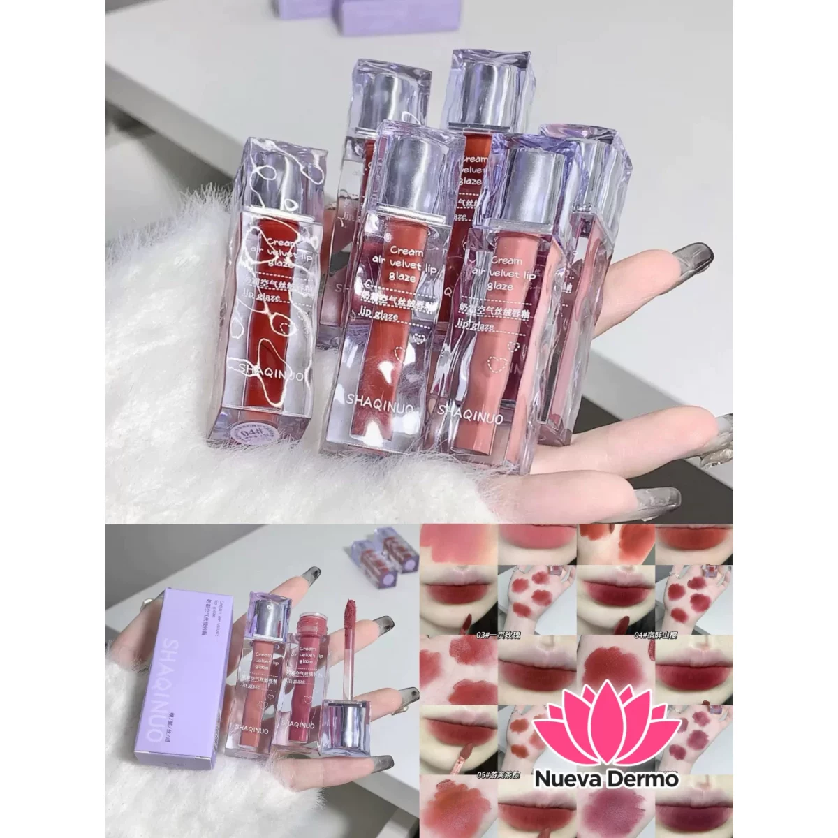 LABIAL MATTE LÍQUIDO DE SHAQINUO