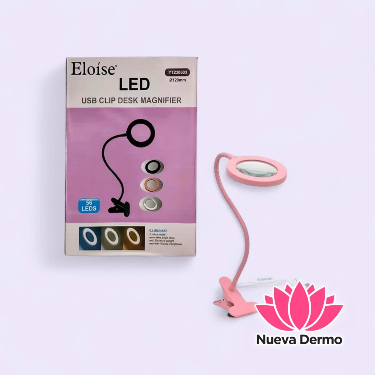 LAMPARA CON LUZ Y LUPA ELOÍSE CD:16665