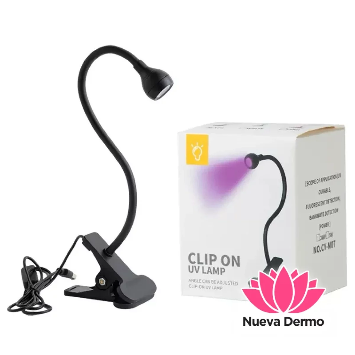 Lampara gancho 6w precurado soft gel JUN-HM26