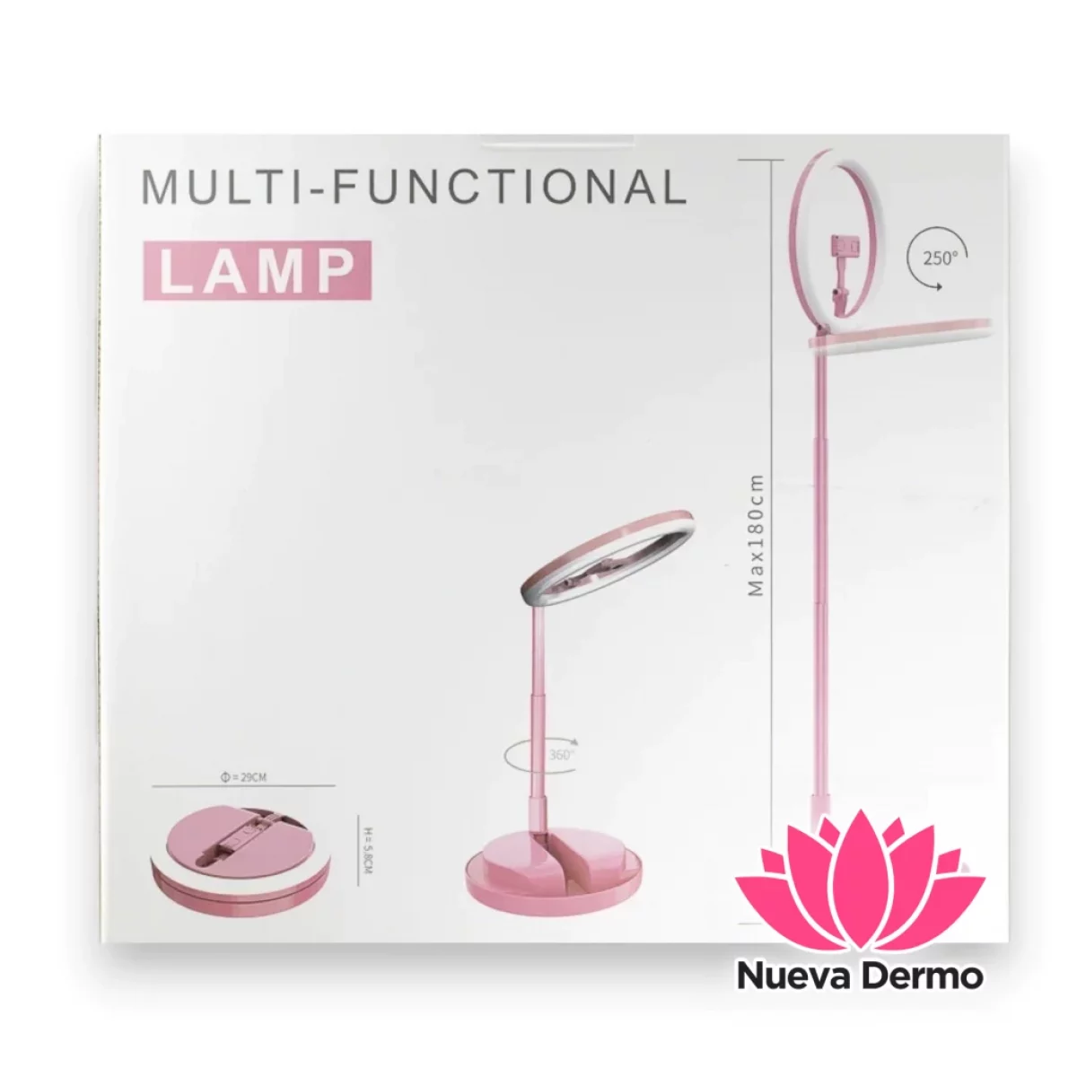 Lámpara LED ARO GRANDE extensible