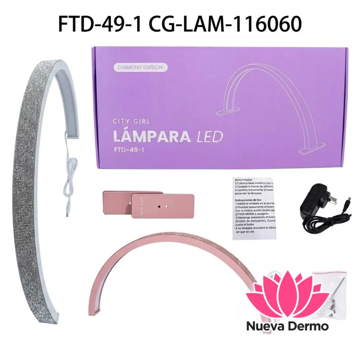 Lámpara LED – CITY GIRL – FTD-49-1/60607