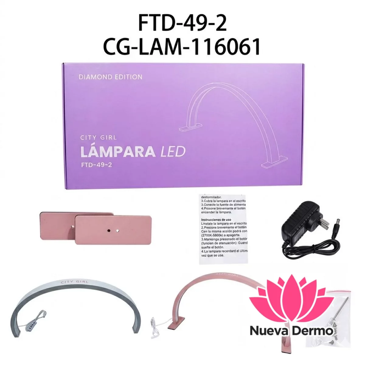 Lámpara LED – CITY GIRL – FTD-49-2/60614