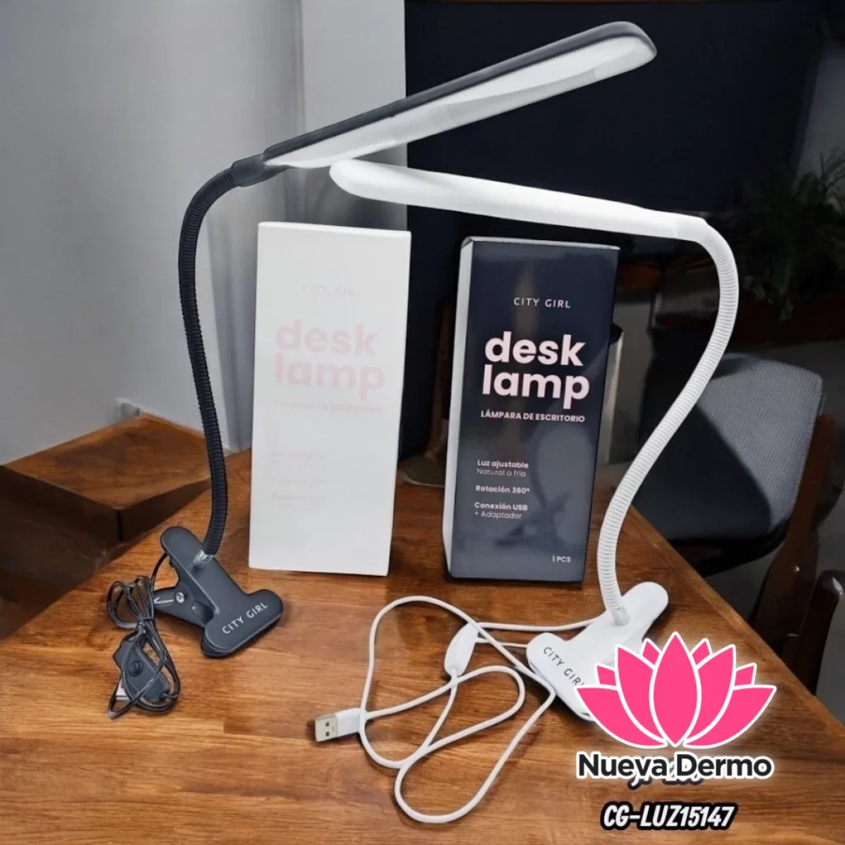 LAMPARA LED DE ESCRITORIO CITY GIRL CD: JT-206