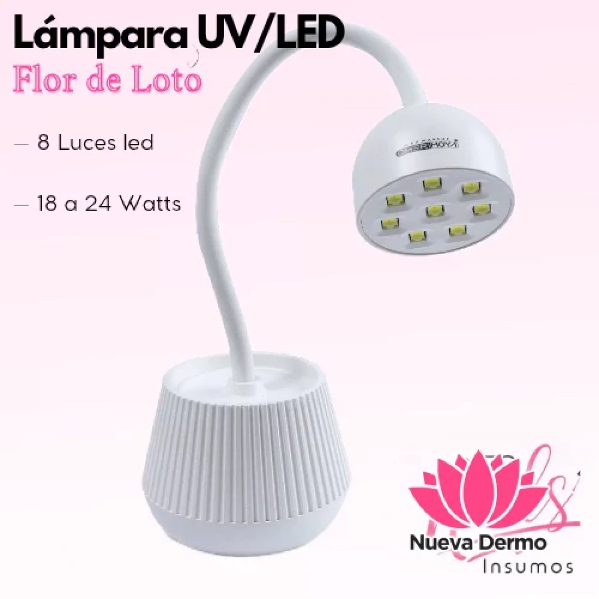 LÁMPARA UV. FLOR DE LOTO - CHERIMOYA