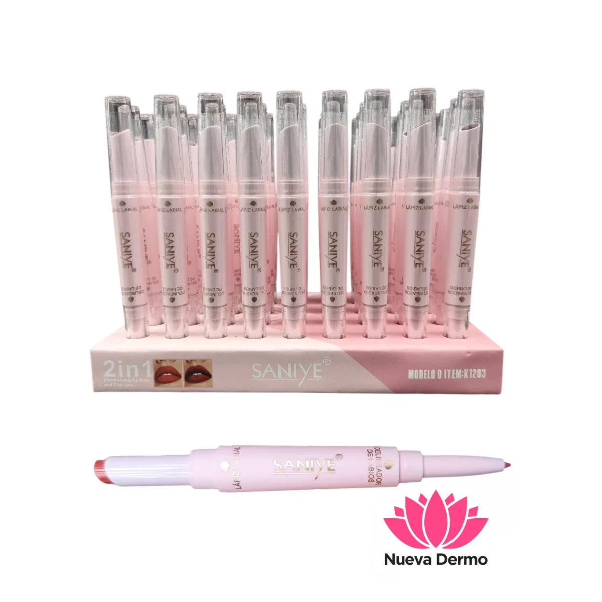LAPIZ LABIAL 2 IN 1 SANIYE