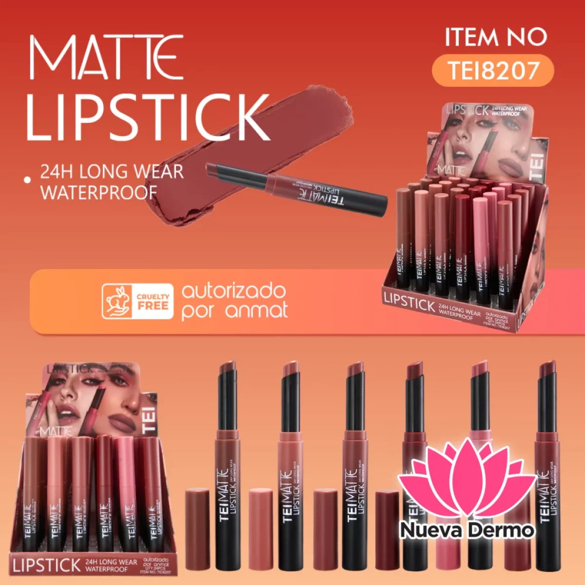LAPIZ LABIAL MATTE CD: TEI8207