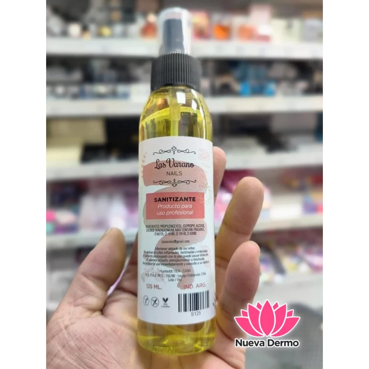LAS VARANO SANITIZANTE 125ML S125