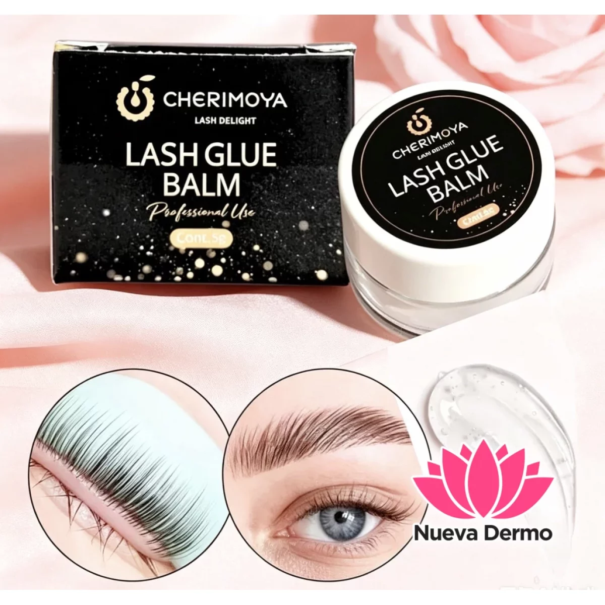 Lash Glue Bálsamo Pegamento para Lifting Cherimoya