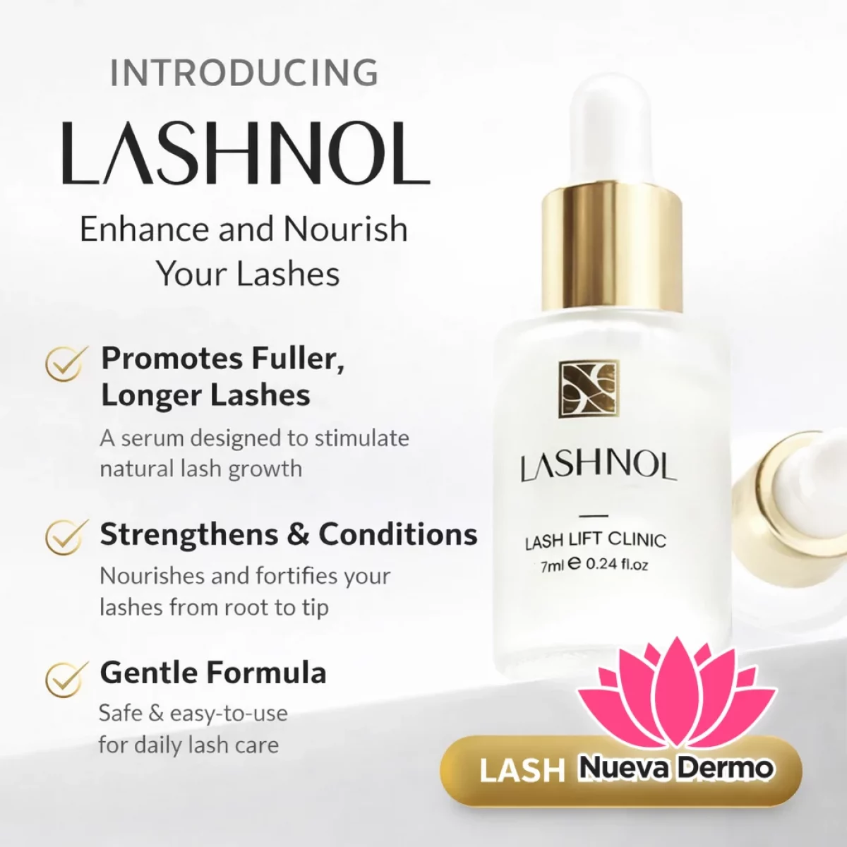 Lashnol Lash Clinic Serum Nutritivo Paso 1.5 para Lifting de Pestañas