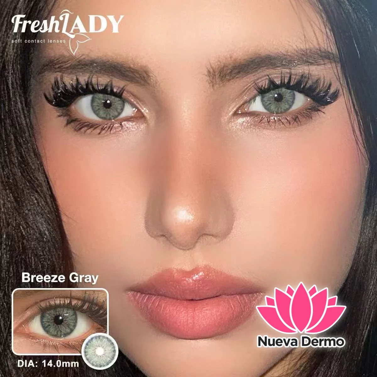 Lentes de contacto Freshlady Breeze Gray Mi23-5